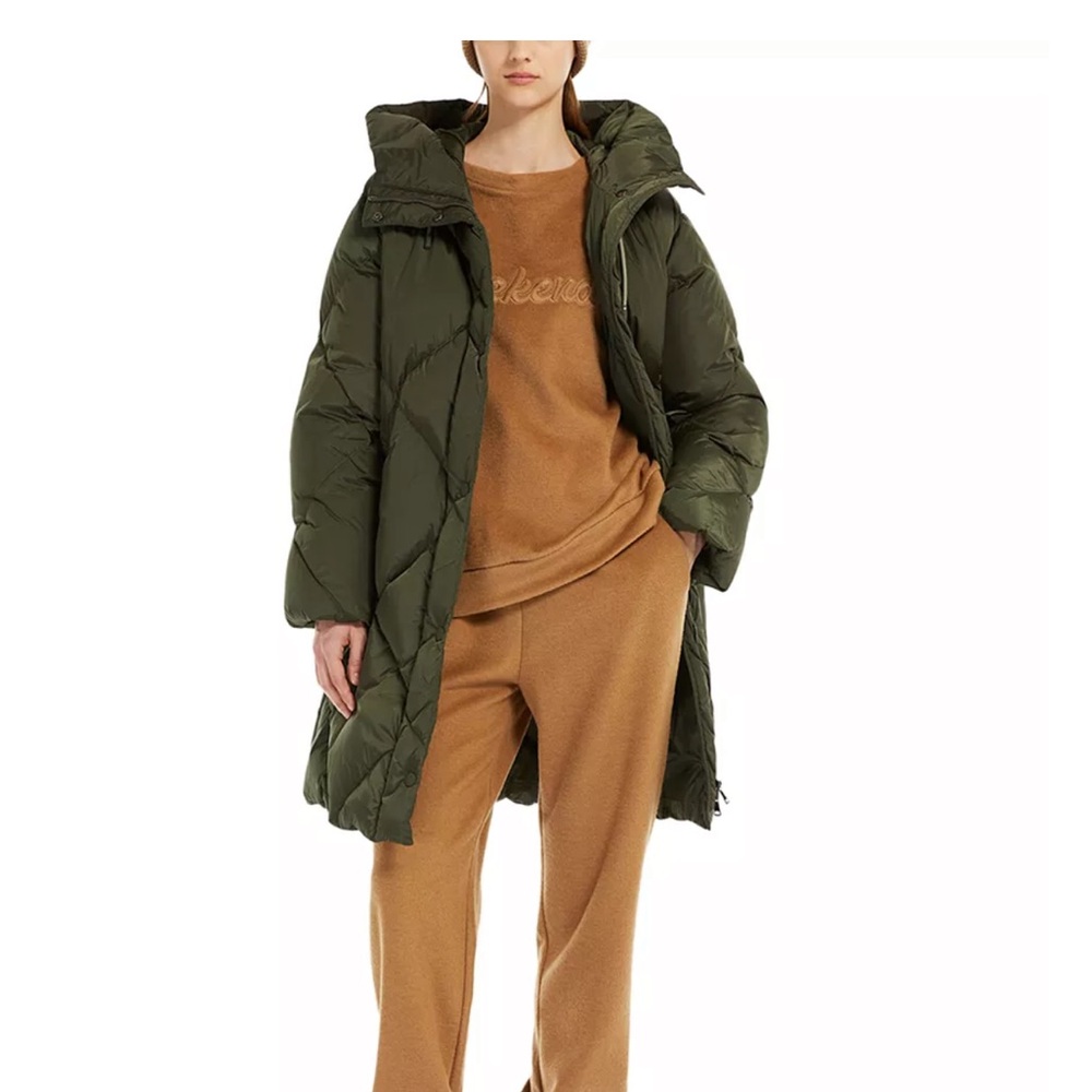 Weekend Max Mara Women's Green Puffer Jacket